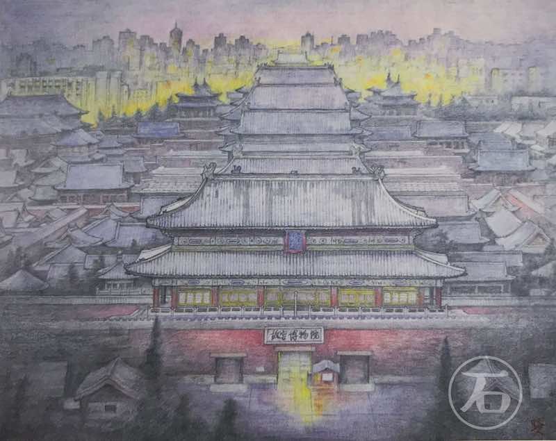 悠久の都（北京冬景色、中国北京市）