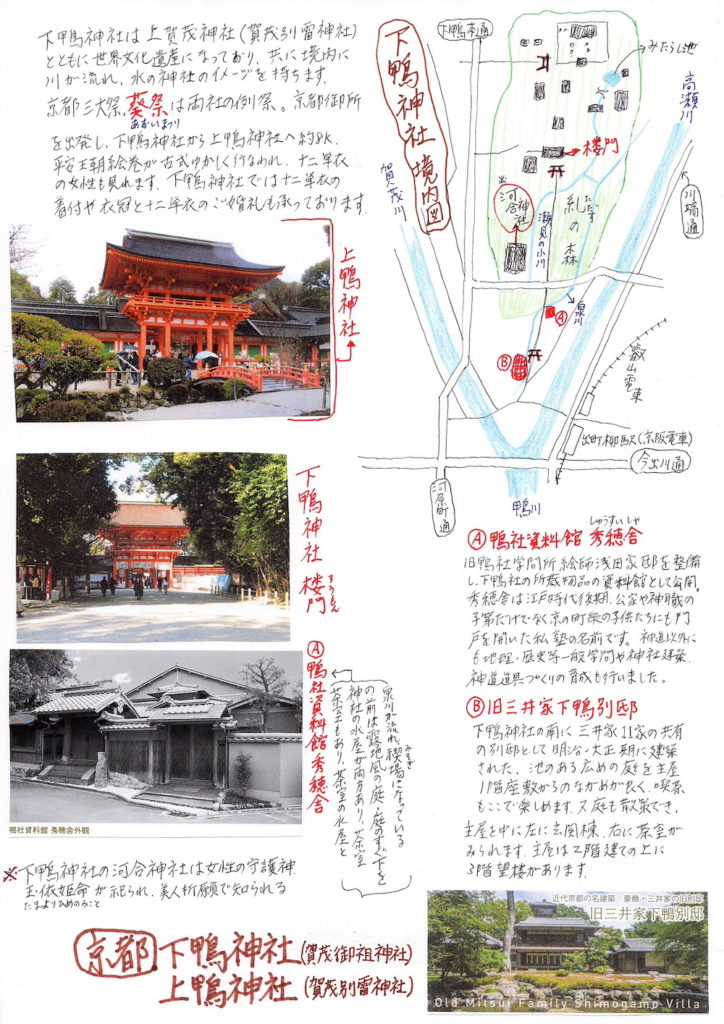 下鴨神社の資料